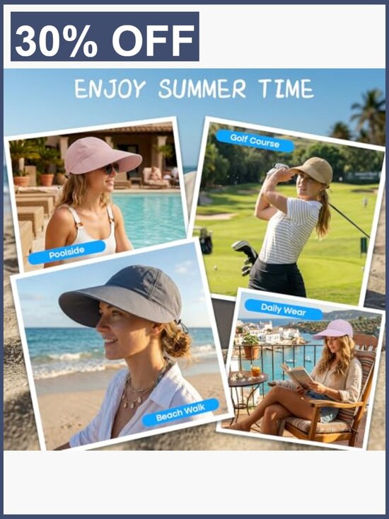 Wide Brim Sun Hat UV Protection Packable Adjustable Lightweight main image 6